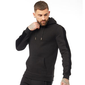 2024 New Arrival Men's Winter Solid <b>Velour</b> Hoodie High Quality Customizable Washed Plus Size Eco-Friendly <b>Sweatshirt</b> - Product Image 6