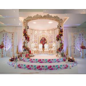 Royal Palace Maharani Wedding Mandap Set Fusion Indian Wedding Fiber Mandap Designs Outdoor Indian Wedding Mandap Design Guyana - Product Image 1