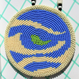 Posavasos Hechos a Mano con Cuentas, Felicidad Hecha a Mano - Product Image 1