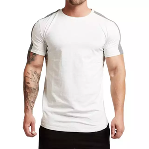 Sweat-shirt pour homme à col rond, manches courtes, en jersey de coton doux, technique délavée, design uni, personnalisable avec impression couleur, pour l'extérieur - Product Image 2