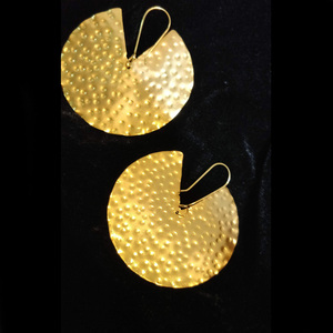 2020 New <b>Fashion</b> Hammered Geometric Jewelry Women's Stylish <b>Drop</b> Dangle <b>Earrings</b> - Product Image 1