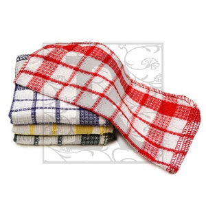 Serviettes de cuisine en coton design multicolore de haute qualité Serviette tricotée de luxe à séchage rapide avec logo personnalisé pour l'exportation au Pakistan - Product Image 4