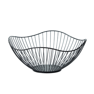 Nordic Creative Minimalist Fruit Basket Living Room Creative Fruit Drain Basket Home Iron Fruit Bowl Snack Food Storage Basket