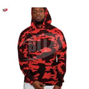 Sweat à capuche en molleton de coton et polyester de haute qualité, impression par sublimation intégrale, sweat à capuche personnalisé, sweat à capuche tendance pour hommes - Product Image 4