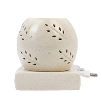 Diffuseur d'huiles essentielles électrique |   Diffuseur d'arômes en céramique artisanal pour la relaxation à domicile, vente en gros, fabricant indien, vente chaude