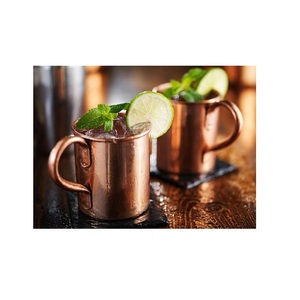 สุดยอดผู้ส่งออกอินเดียทองแดงมอสโกล่อแก้วตอกถ้วยสแตนเลสทองแดงชุบทองจับแก้วทองแดงจากอินเดีย - Product Image 4