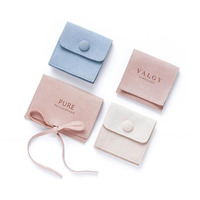 Mini pochette à bijoux avec logo imprimé, vente en gros