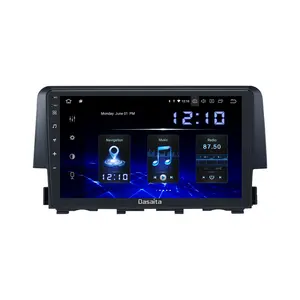 Dasaita Max 8-Core Voor Honda Civic 2015 2016 2017 Radio Voor Auto 8-Core 1280*720 gps Ips Scherm Touch Android Auto 1din Stereo