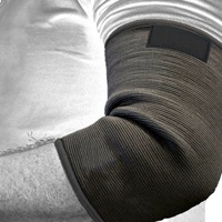 PIHA PS-303 Attelle de soutien du coude pour tennis, golf, gym, arthrite, manchon de bras, bandage enveloppant, soulagement de la douleur, antibactérien, séchage rapide, unisexe