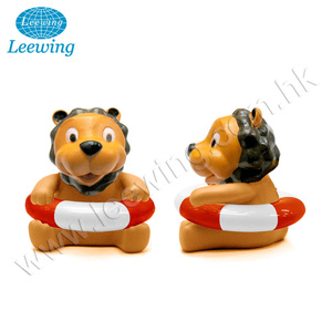 Jouet de bain en vinyle PVC pour enfants, nouveau Design, sûr, personnalisé, en plastique, sur une bouée de sauvetage/anneau de douche à l'eau en caoutchouc, étanche, - Product Image 5