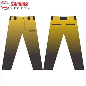 Pantalon de baseball le plus vendu pantalon de baseball pour hommes avec logo personnalisé, impression et design, - Product Image 3