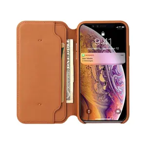 Handphone untuk iPhone X XR X MAX Kulit Ponsel Dompet Ponsel Case Maker