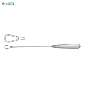 Curette utérine Greene en acier inoxydable 28 cm Largeur 14 mm - Instruments de gynécologie - Product Image 1