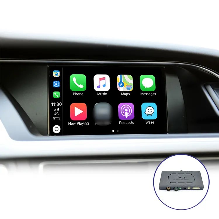 Joyeauto kablosuz apple carplay yükseltme Audi 2010-2016 için A4 A5 Q5 S4 S5 B8 Android otomatik