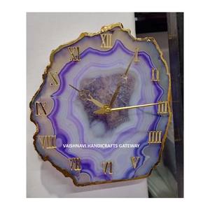 Montre en pierre précieuse indienne, bijou de décoration en Agate, vente en gros - Product Image 1