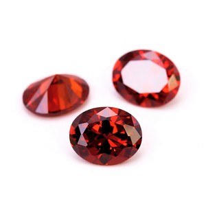 พลอยโกเมน13X18mm เจียระไนแบบธรรมชาติทรงรีแบบเหลี่ยมเพชรพลอยหลวมสำหรับกะรัต | IGI | - Product Image 1