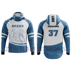 เสื้อสเวตเตอร์ของผู้ชายคุณภาพสูงเสื้อมีฮู้ดแบบซับลิเมชันแบบธรรมดาพร้อมผ้าพิมพ์ลายสำหรับฤดูใบไม้ผลิพิมพ์โลโก้ - Product Image 4