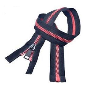 Cremallera de nailon de doble Diente de maíz con bloqueo automático al por mayor, cremallera de extremo abierto para Vaqueros, zapatos, prendas de vestir, textiles para el hogar, material plástico - Product Image 1