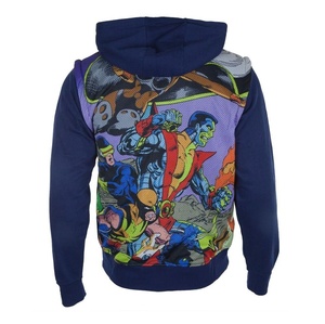 Sudadera con capucha unisex de invierno, personalizada, de alta calidad, a cuadros, bordada, impermeable, forrada, antiencogimiento, informal, con dibujos animados. - Product Image 2