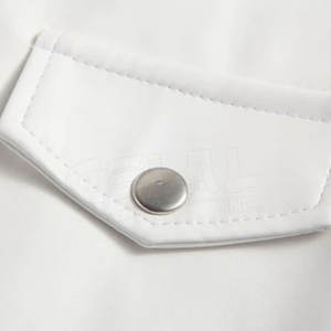 แจ็กเก็ตหนังซิปกันลมคอตั้งหนัง PU,เสื้อแจ็คเก็ตแฟชั่นดีไซน์ล่าสุดสำหรับผู้ชาย - Product Image 5