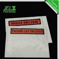 Enveloppes personnalisées pour liste de colisage, facture jointe, pochette autocollante, étiquette d'expédition, pochette pour bon de transport aérien, sacs d'emballage