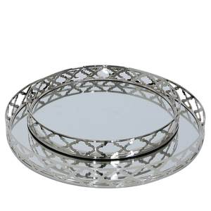 Supplier of <b>Mirror</b> Serving <b>Tray</b> Rounded Shape Handmade Wholesale Serving Platter Customized Color Wholesale Best Serving Dish - Product Image 5