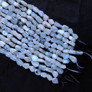 Pulsera de piedra lunar 10mm facetas superior perforado piedras preciosas de piedra anillo de piedras preciosas facetas de la máquina cnc 8mm cuentas de piedra - Product Image 2