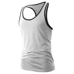 Camiseta de Tirantes Personalizada con Logotipo, de Algodón, Transpirable, de Secado Rápido, 220g, para Fisicoculturismo, Gimnasio, Fitness, para Hombre - Product Image 1