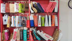 ขายส่งที่ขายดีที่สุดสีน้ำตาลสีร้านขายของชำอาหารผลไม้บรรจุถุงกระดาษพิมพ์โลโก้หัตถกรรมถุงกระดาษโปรโมชั่นกระเป๋าถือ - Product Image 6