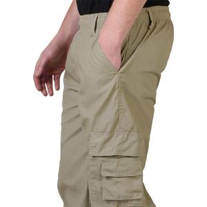 Mens Casual Cargo Trousers Cotton Pants Workout and Casual Khakis Bulk Buy to to Print Your Brand Logos on Wholesale - Product Image 2