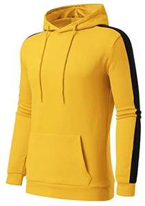 Vente en gros OEM de survêtements simples pour hommes avec rayures contrastées Vestes à capuche Survêtement de jogging actif avec capuche - Product Image 2