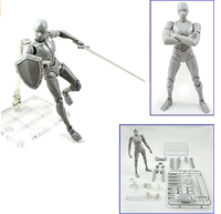 EN71 PVC Kualitas Terbaik Bergerak Tubuh-Kun DX Set 2 Action Figure Model Set