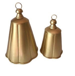 CLOCHE DE NOËL EN MÉTAL SUSPENDU POUR LA DÉCORATION DE NOËL CADEAU DE NOËL DE HAUTE QUALITÉ ORNEMENT DE CORDE SUSPENDUE - Product Image 2