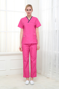 Scrub Suit Fashionable 2-Pocket Medical Uniform Nurse Hospital Scrub Jogger Suit Uniform Type Scrub Sets - Product Image 2