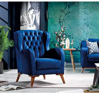 Ensemble de canapés Chesterfield contemporains de qualité supérieure, extensibles, avec cadre en bois massif capitonné, pour appartement/villa