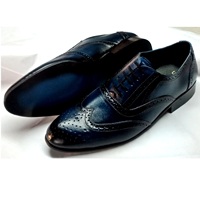 Chaussures plates décontractées élégantes pour hommes en similicuir PU de luxe, peintes à la main, patinées, imperméables et légères, pour l'automne, l'hiver, le printemps et les mariages