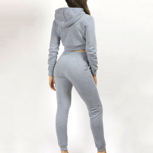 Sweat à capuche avec chaton imprimé pour femmes, haut court, prix bon marché, Logo personnalisé - Product Image 5