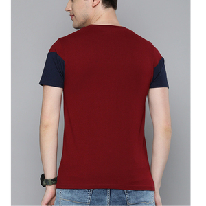 เสื้อยืดชายชายเสื้อโค้งมน ผ้าคอตตอนเจอร์ซีย์ ทรงเข้ารูป สตรีทแวร์ ฟิตเนส ลำลอง แฟชั่น - Product Image 4