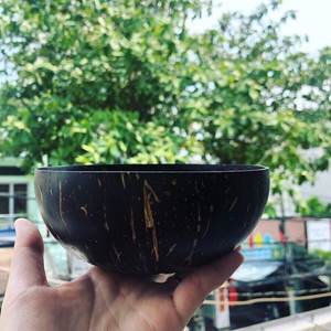 Bol en coquille de noix de coco - Marque LAURA / Décoration pour hôtels et restaurants / Artisanat vietnamien pour salades, fruits, céréales - Product Image 6