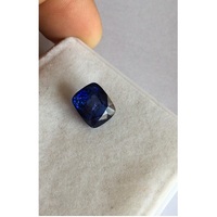 Saphir bleu, taille émeraude, certifié IGI, qualité naturelle AAA, 4,55 carats, 12,5x10,5 mm, saphir de Birmanie diffusé, modèle NARNOLI IMPEX BSD
