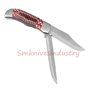 Cuchillo plegable gigante hecho a mano, longitud cerrada de 12 pulgadas, con doble hoja (smk1609) - Product Image 2