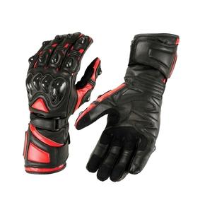 ถุงมือมอเตอร์ไซค์แบบห้านิ้ว ป้องกันลม ผลิตจากหนังคาร์บอนไฟเบอร์  รองรับการสัมผัสหน้าจอ ป้องกันการกระแทก สำหรับการแข่งรถ ปลอดภัย ใช้ได้ทั้งชายและหญิง - Product Image 1