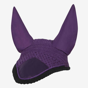 Voiles et capots anti-mouches pour chevaux en polyester personnalisés en gros – Confortables, absorbants la transpiration, options de marque et de logo personnalisés, disponibles en noir - Product Image 2