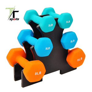Quả Tạ Lục Giác Cao Su Tổng Hợp Vinyl Giá Rẻ Tùy Chỉnh 2/3/5lb Thiết Bị Tập Gym Bộ Quả Tạ Điều Chỉnh Được - Product Image 4