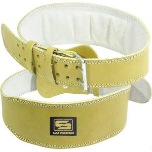 Cinturón de levantamiento de pesas unisex antideslizante de piel de vaca ajustable y duradero personalizado de alta resistencia 2024 recién llegado - Product Image 1