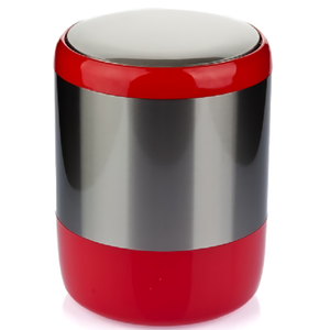 Cubo de basura de acero inoxidable para oficina y Hotel, papelera de reciclaje de Metal para interiores, hogar y cocina - Product Image 1