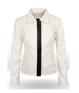 Chaqueta informal Unisex de cuero de oveja con cremallera, novedad, 2021 - Product Image 1