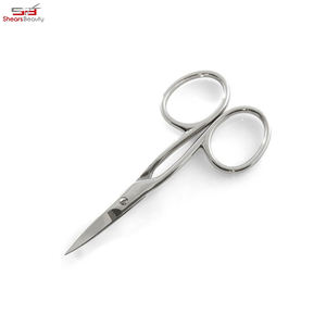 2024 tijeras de manicura de hoja curva personalizadas de alta calidad herramienta de pedicura de belleza de acero inoxidable grueso herramienta caliente para uñas de cutícula - Product Image 5