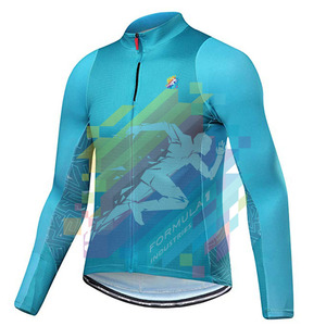 Maillot de cyclisme unisexe Formula1 Industries à manches longues, extensible, séchage rapide, anti-UV, écologique - Product Image 3