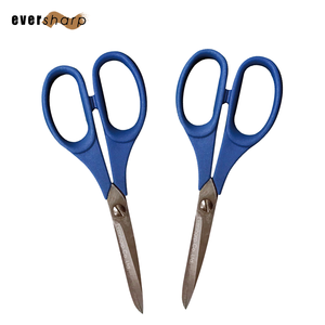 Eversharp DIY Tailor <b>Scissors</b> 6 Inch Right Hand Stainless Steel Blade Blue Soft Grip Handle Smooth Edge Cutting Tool - Product Image 6